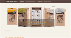 Desktop Screenshot of champignons-maison.com