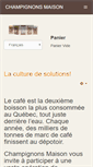 Mobile Screenshot of champignons-maison.com